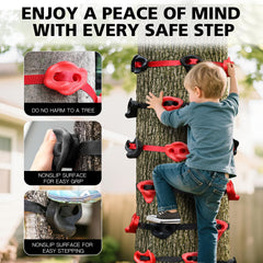 TOPNEW red textured holds close-up showing ergonomic grip