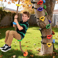 TOPNEW tree climbing holds 12-pack with textured grips for secure climbing