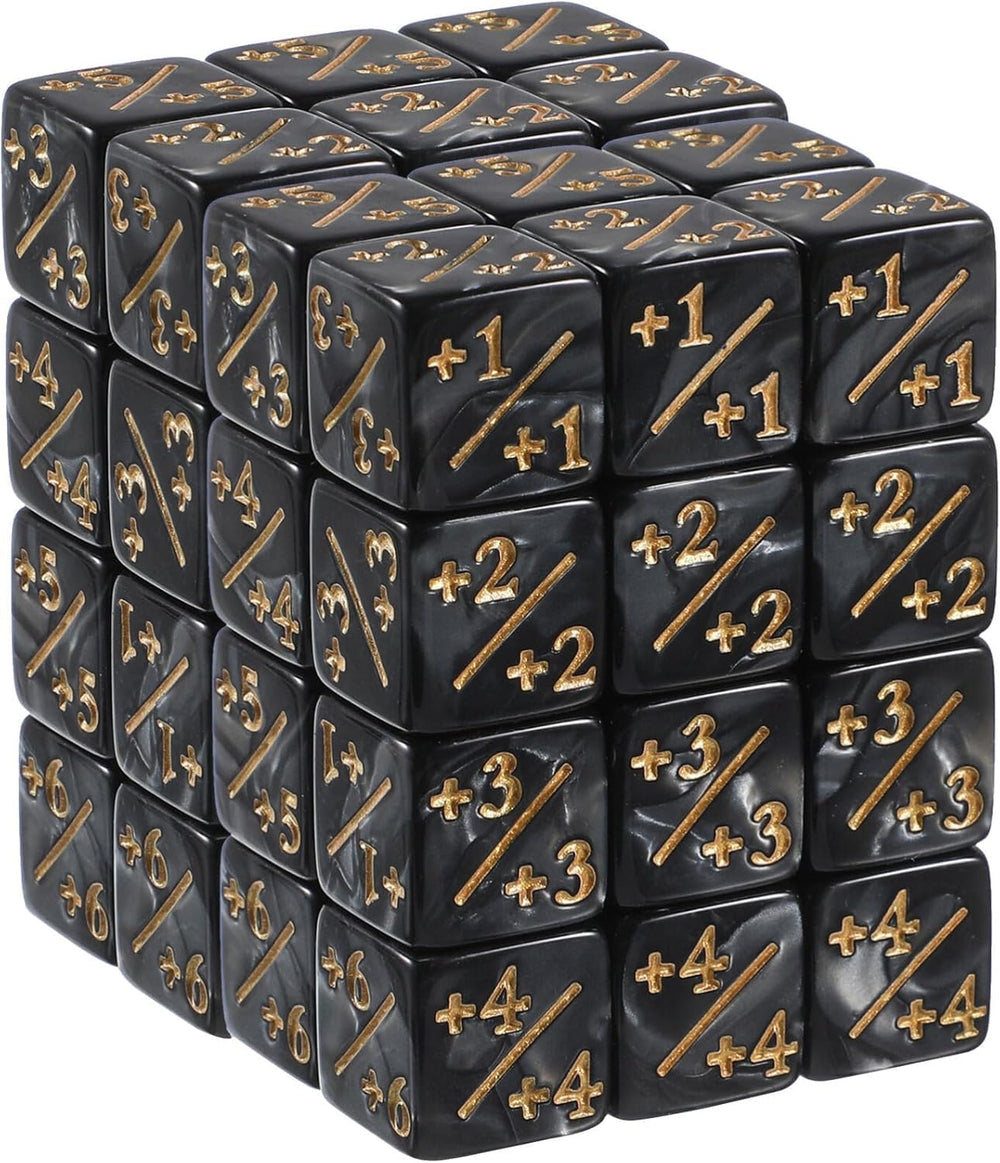 Topperfun 48pcs counter-dice for quick token tracking during gameplay