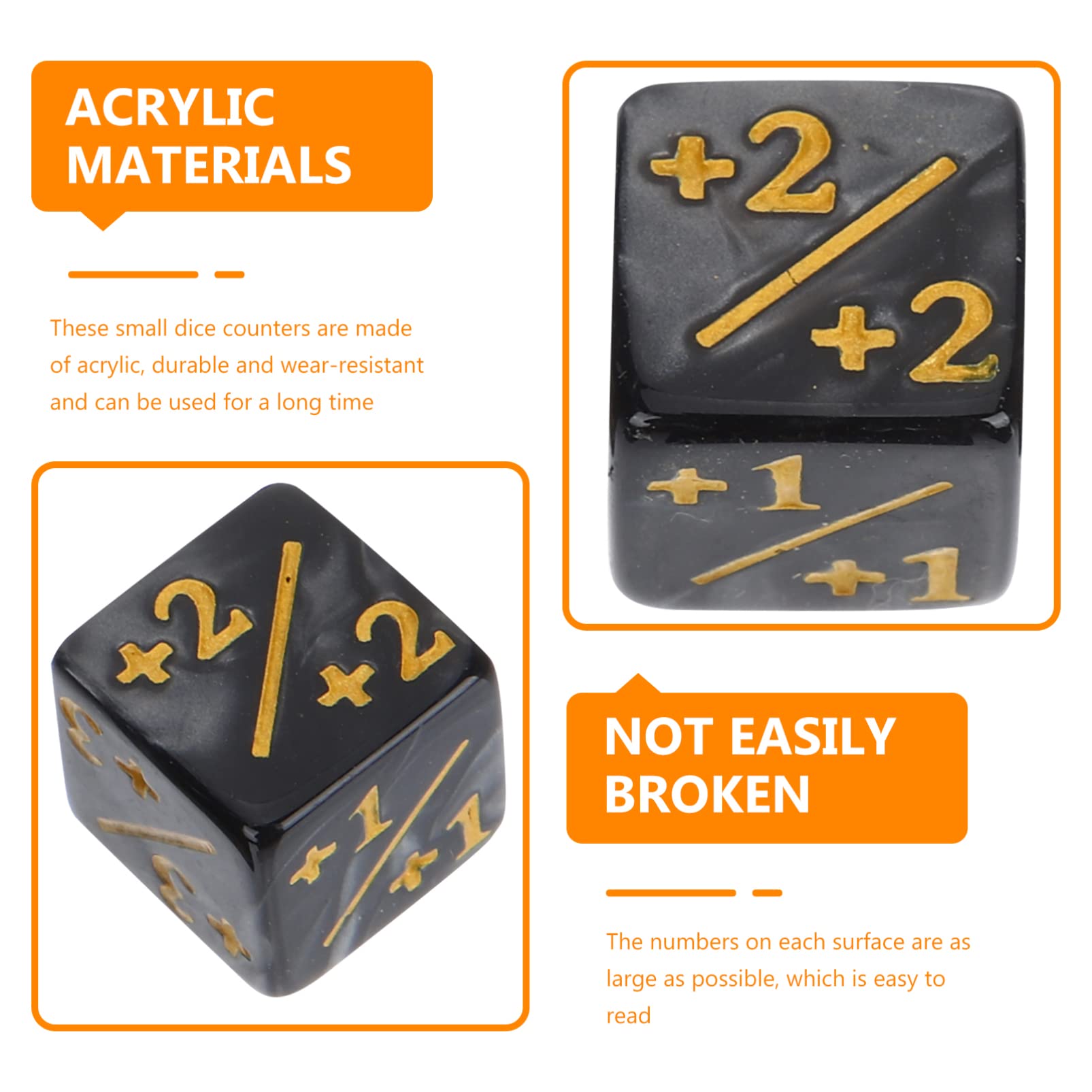 Topperfun acrylic-counter-dice deliver durable, fade-resistant game props for lasting use