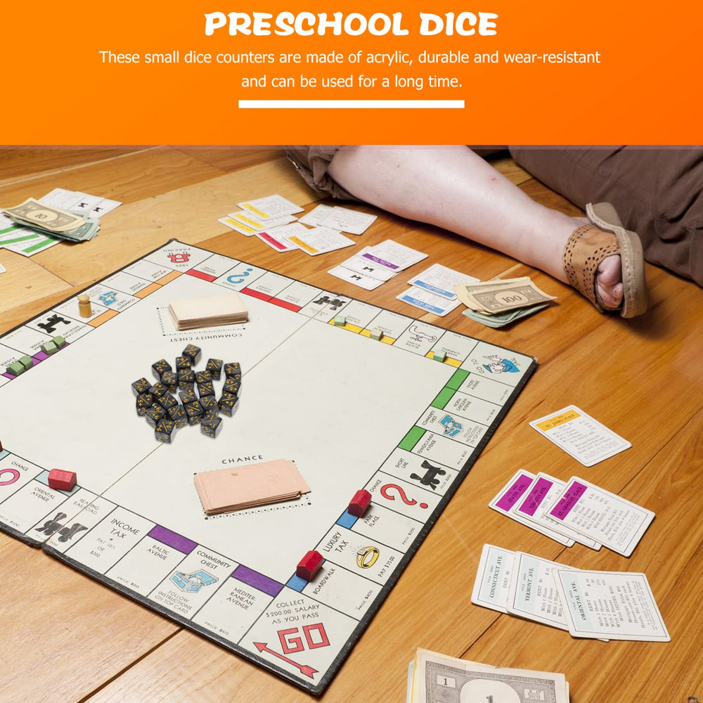 Topperfun black-dice-set adds sleek style to your game collection