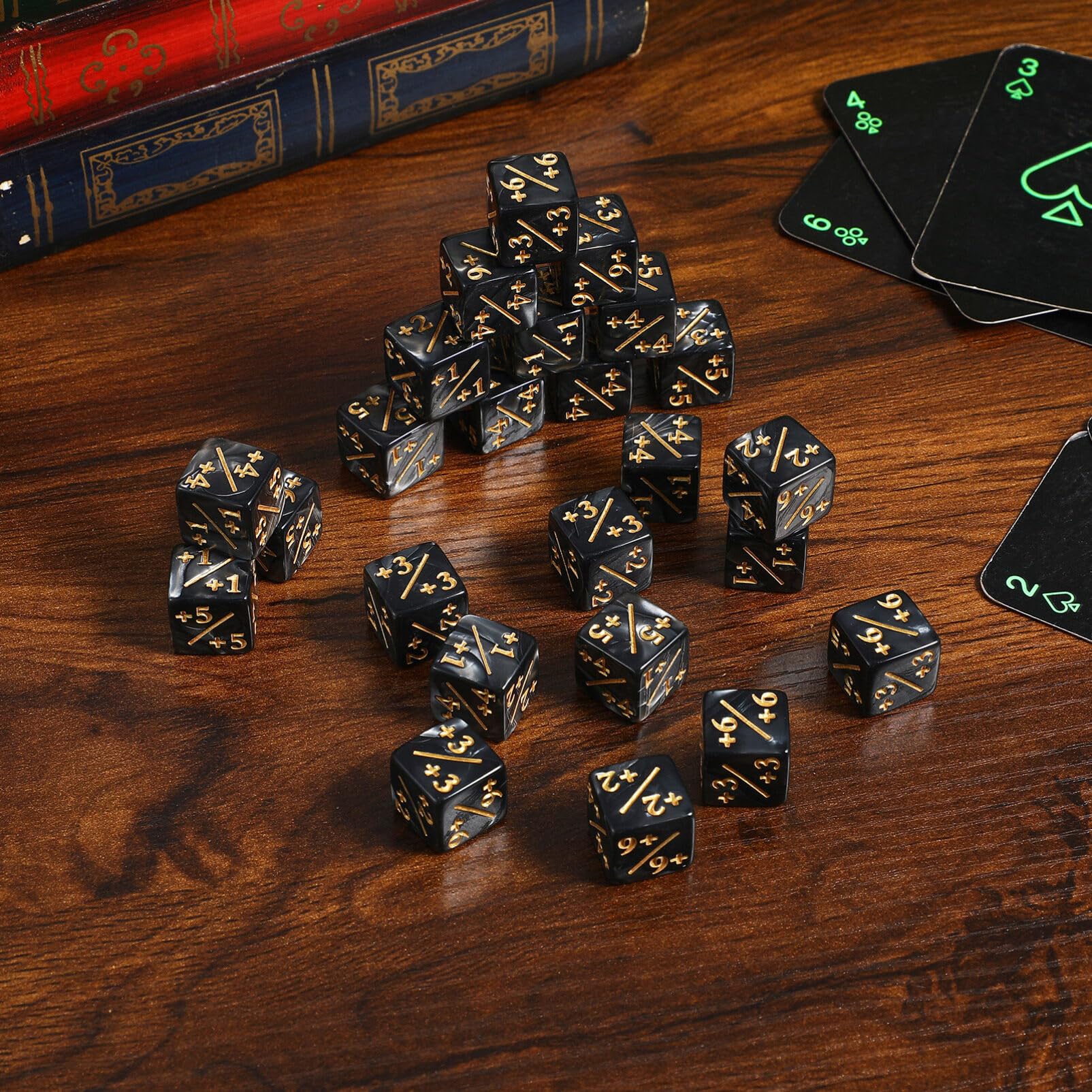 Topperfun dice counter handy at the table for rapid updates.