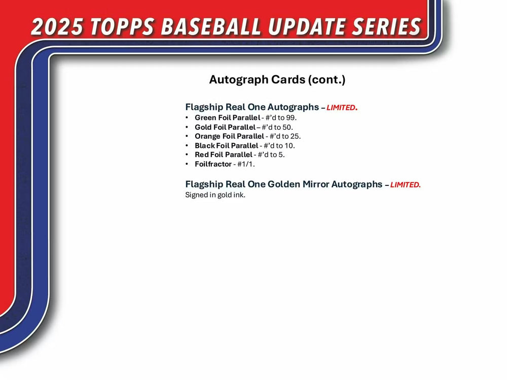 Topps 2025 Update Series hanger box opening experience teaser