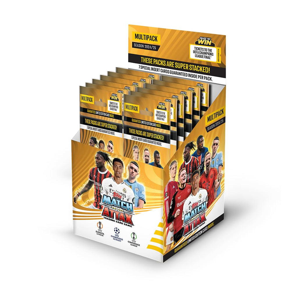 Topps Match Attax 24/25 pack front, ideal for opening and collection.
