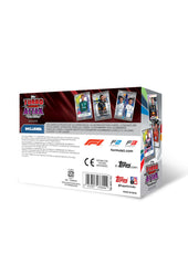 Topps Turbo Attax 2025 card spread highlights diverse parallels and legends.