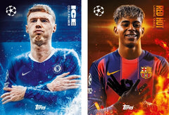 Topps Match Attax 2025 Smart Pack back design hints card details.