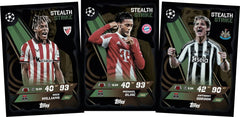 Topps Match Attax 2025 Smart Pack card collection is display-ready keepsakes.