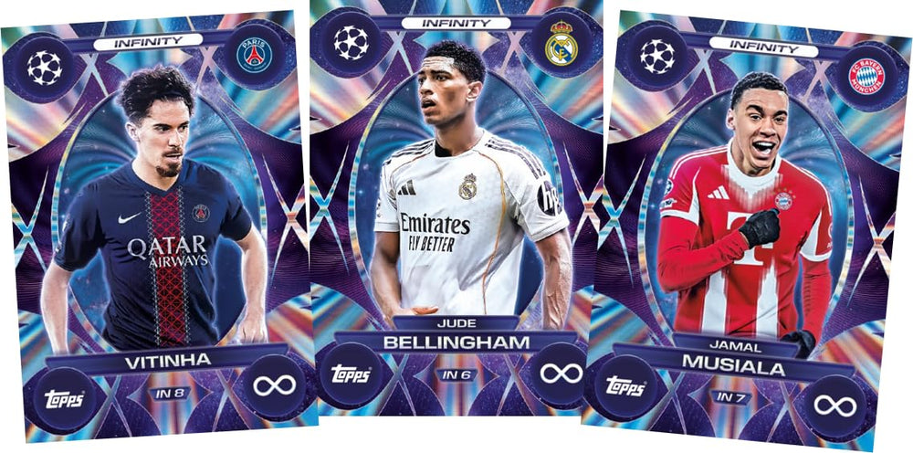 Topps Match Attax 2025 Smart Pack variety cards offer diverse player selections.