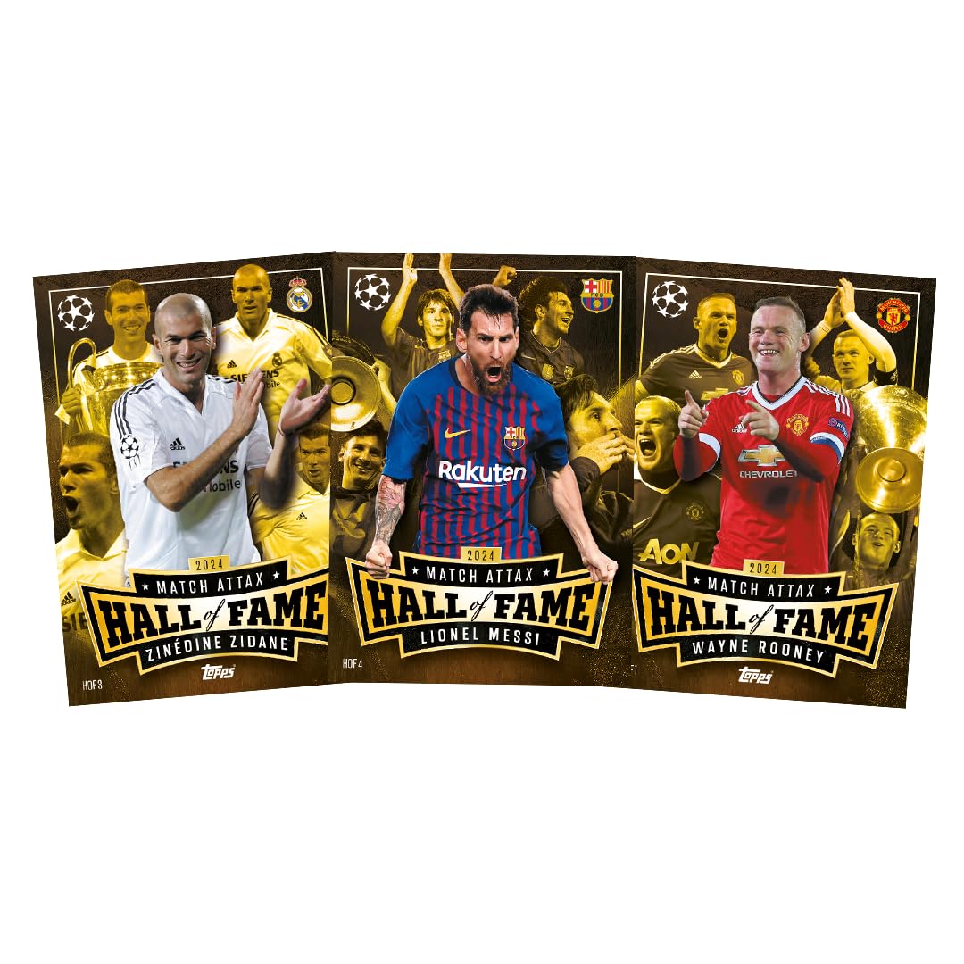 Rainbow foil cards shine brightly in the Topps UEFA Match Attax lineup.