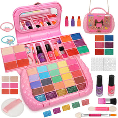 Topsolid Kids Makeup Kit with mirror, ideal for pretend play and quick touch-ups