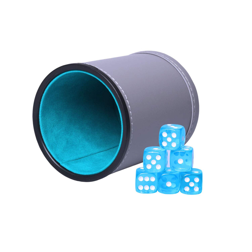 TOPTAN cup quiet shake feature reduces noise during dice games.