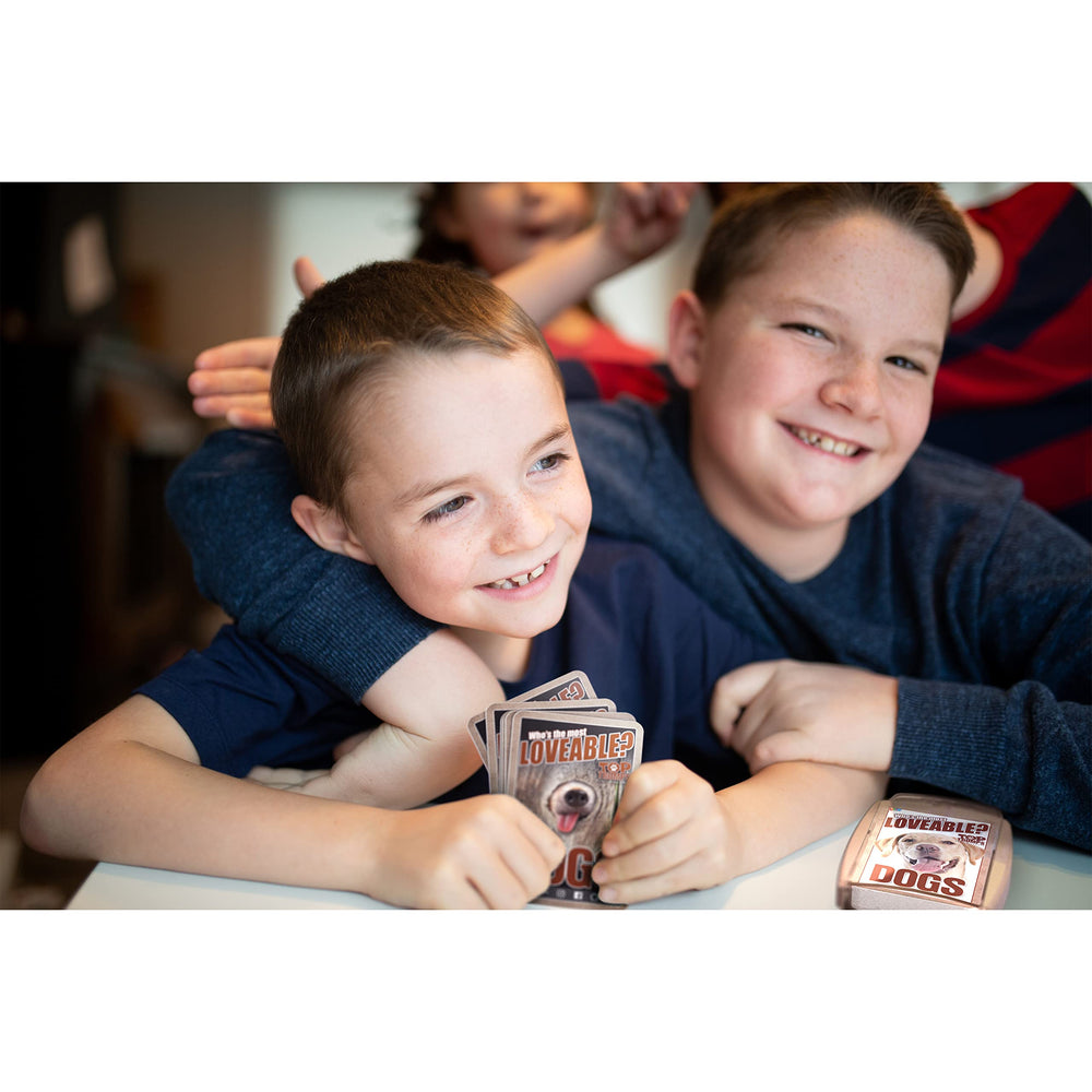 Top Trumps Dogs breed facts cards spread for learning