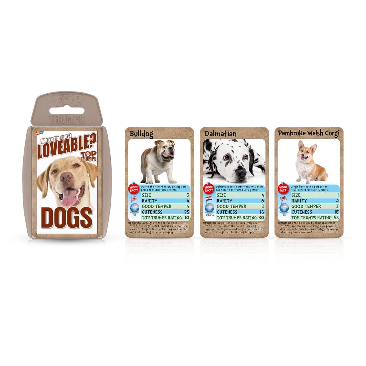 Top Trumps Dogs hands-on gameplay encourages social interaction