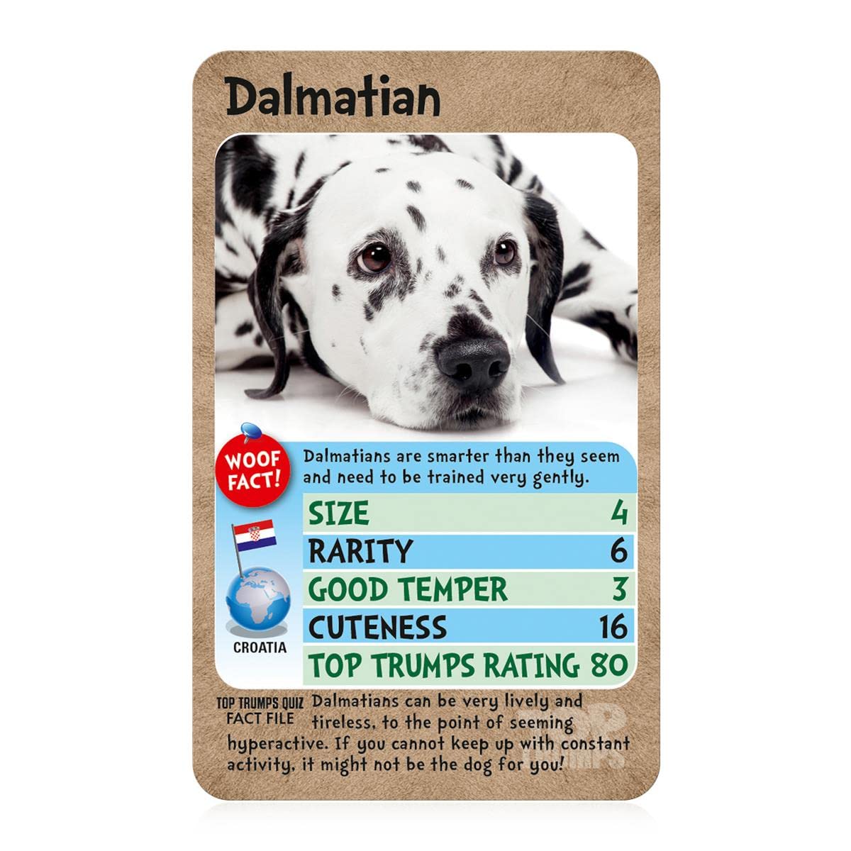 Top Trumps Dogs travel case ready for road trips
