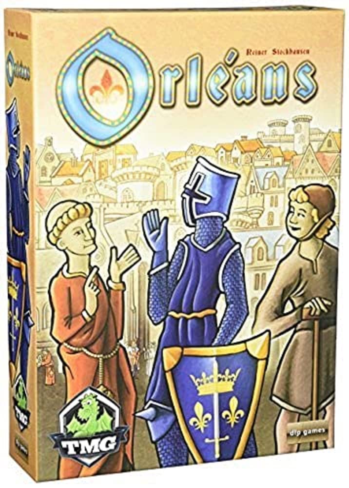 TopWare INTERACTIVE Orléans box art showing medieval traders optimizing routes.