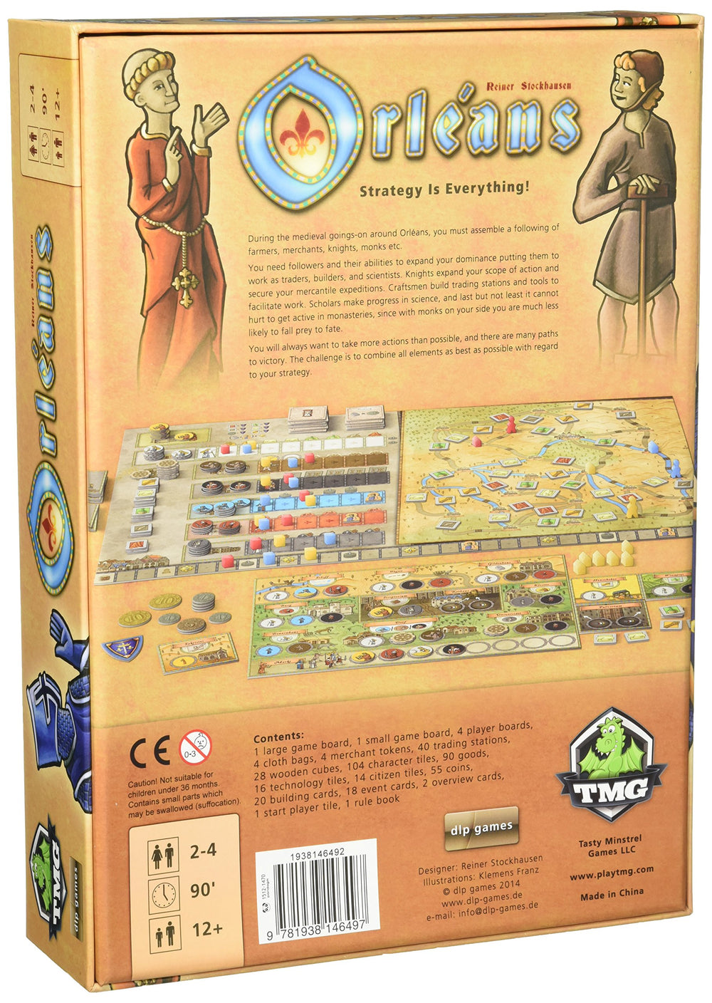 TopWare INTERACTIVE Orléans components spread on table highlighting rich setup and depth.