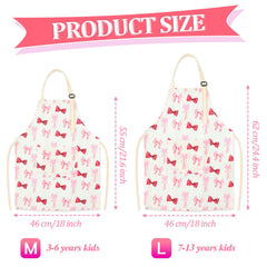 TopWays unisex colorful kid apron suited for cooking and arts