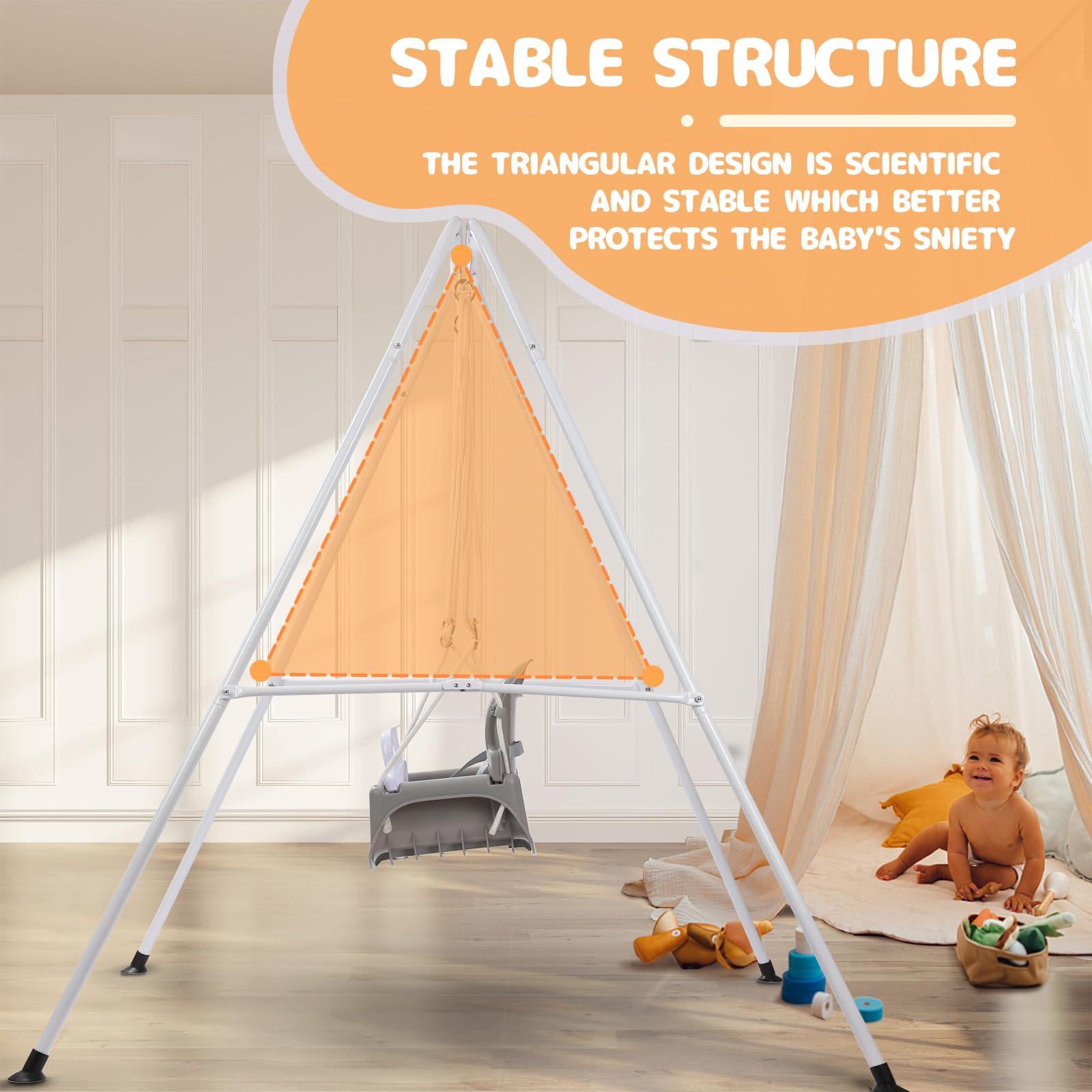 TOREVSIOR Taleco Gear toddler swing 3-in-1-seat adapts as child grows