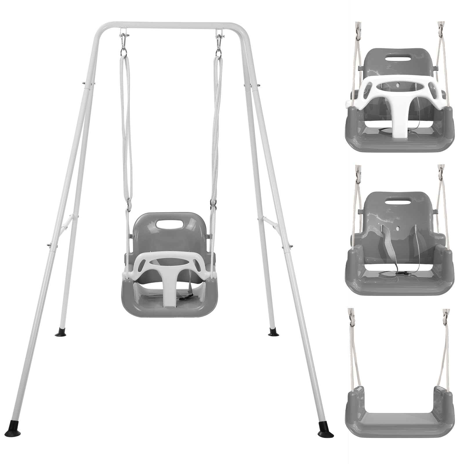 TOREVSIOR Taleco Gear toddler swing assembly shows a sturdy 3-in-1 seat for growing children