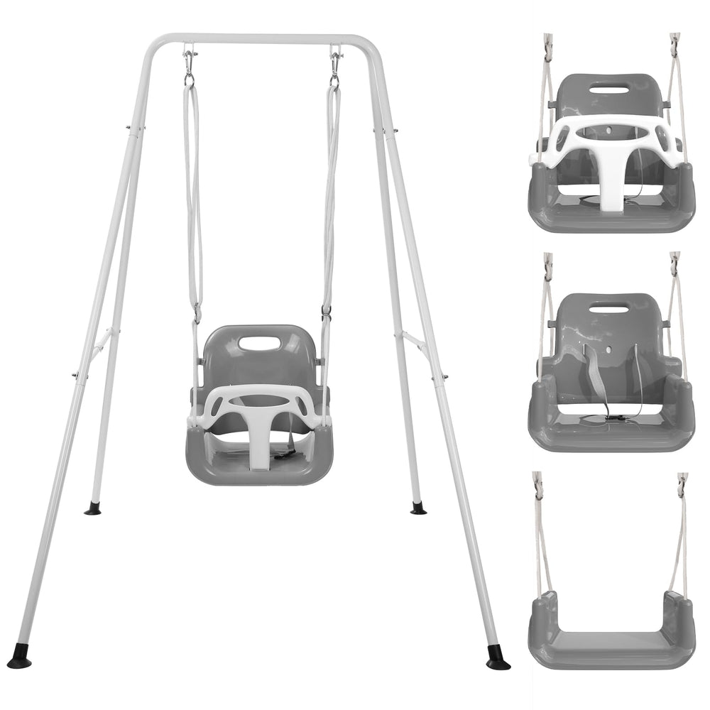 TOREVSIOR Taleco Gear toddler swing assembly shows a sturdy 3-in-1 seat for growing children
