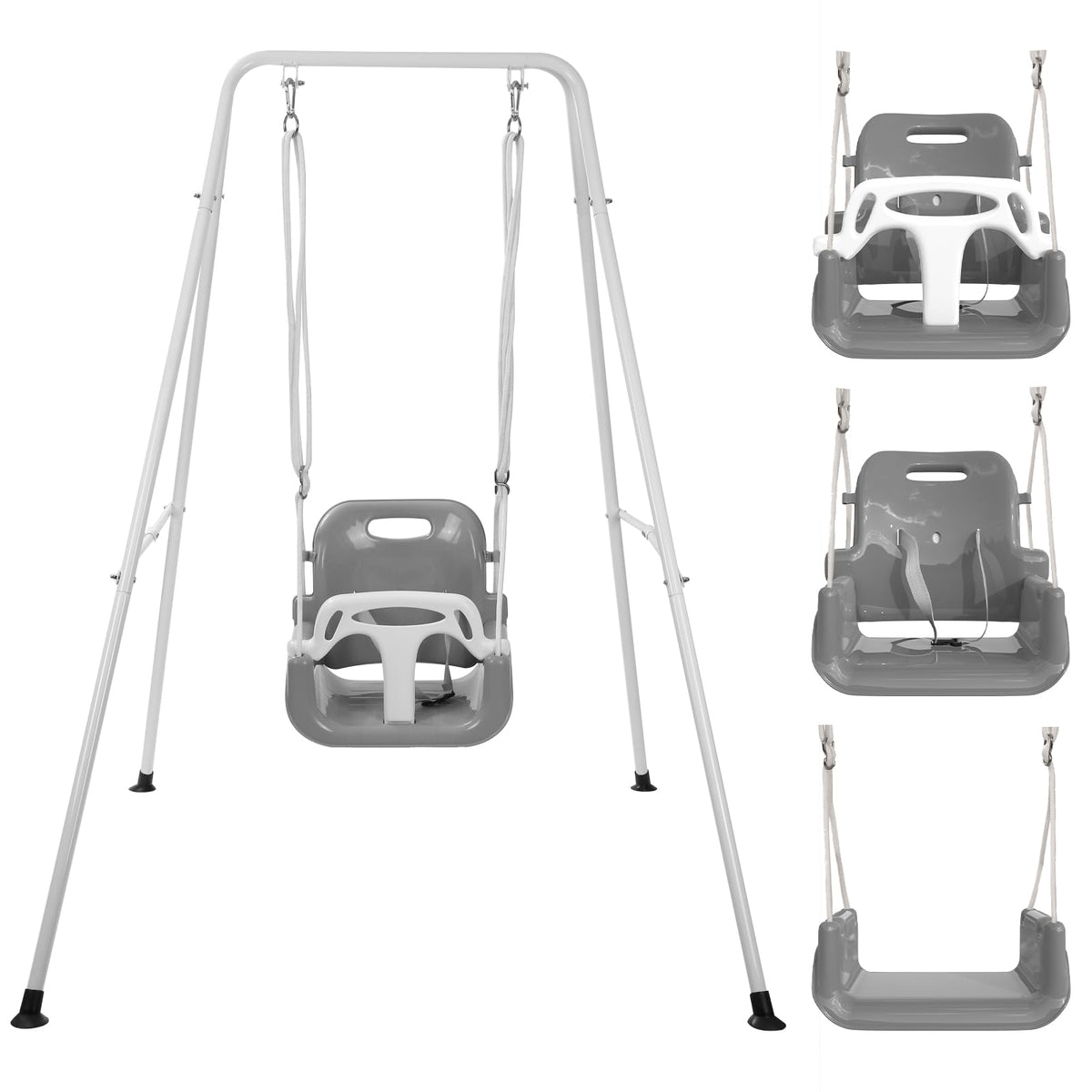 TOREVSIOR Taleco Gear toddler swing assembly shows a sturdy 3-in-1 seat for growing children