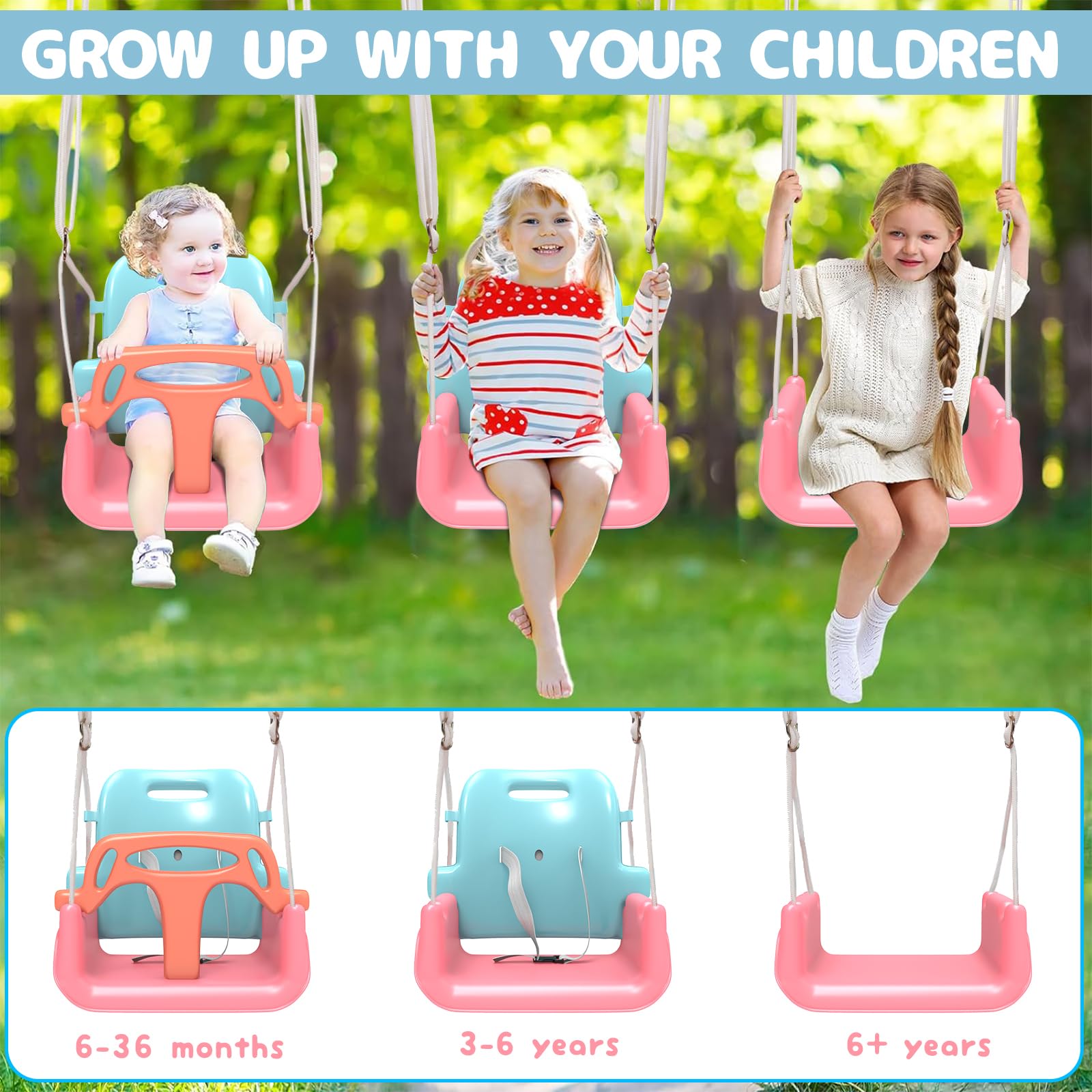 TOREVSIOR TALECO Gear toddler swing indoor-outdoor ready for play.
