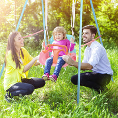 TOREVSIOR TALECO Gear toddler swing safety belt for added security.