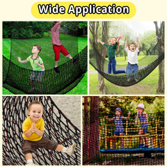 Soft, durable Toriexon net supports kids with comfy play surfaces