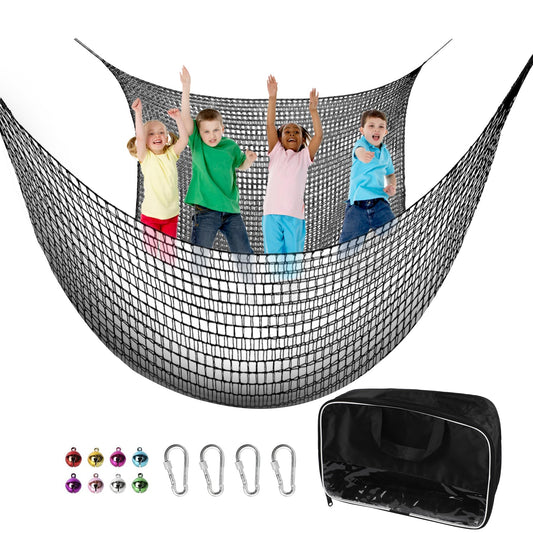 Toriexon climbing cargo net ready-to-install setup for outdoor play