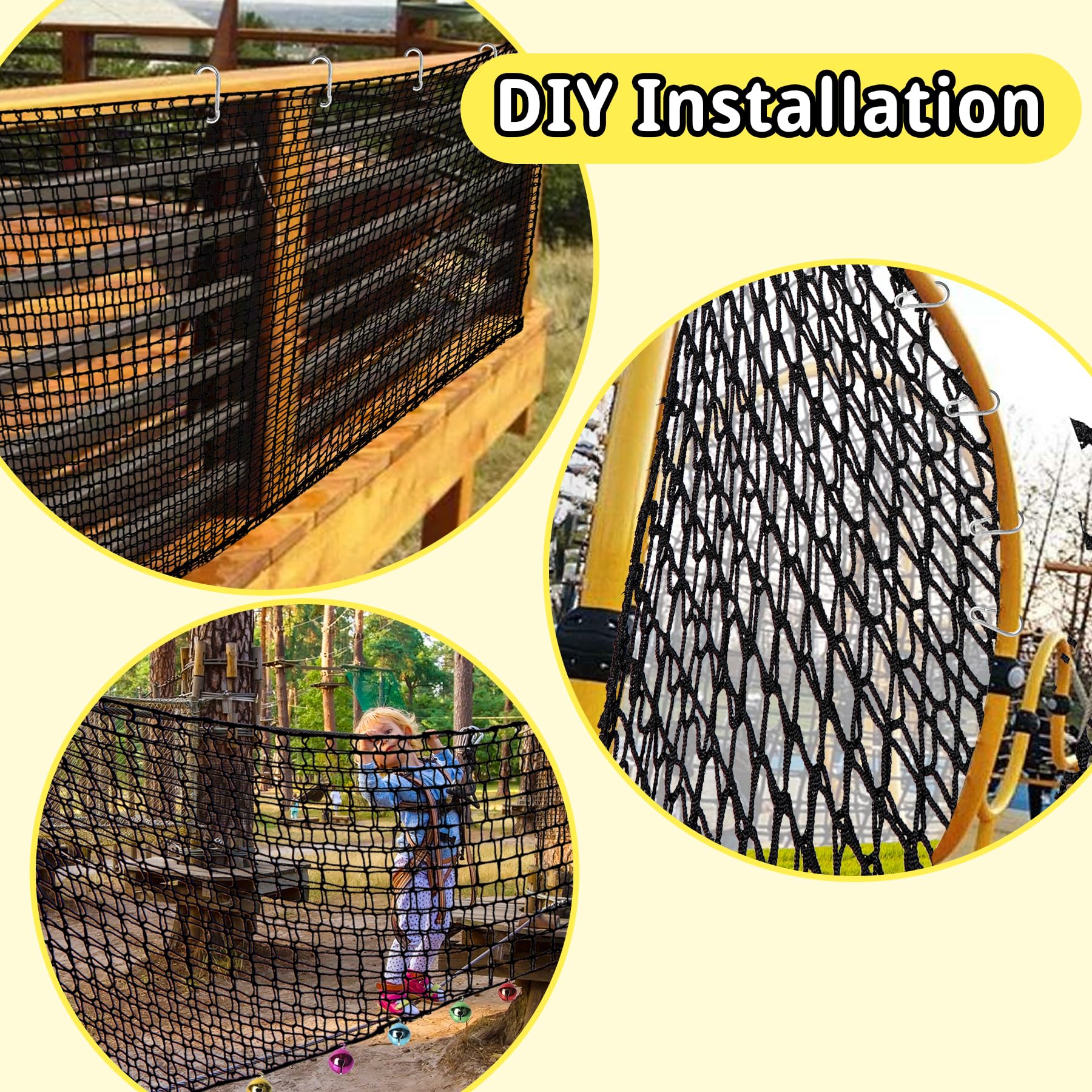 Weather-resistant material of the Toriexon net withstands wind and rain