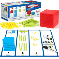 Torlam Base Ten 100 unit cubes for hands-on place value practice.