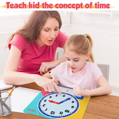 Torlam dry erase surface enables writing digital times and wipe-clean practice.