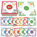 Torlam phonics puzzle cards double-sided for interactive reading practice