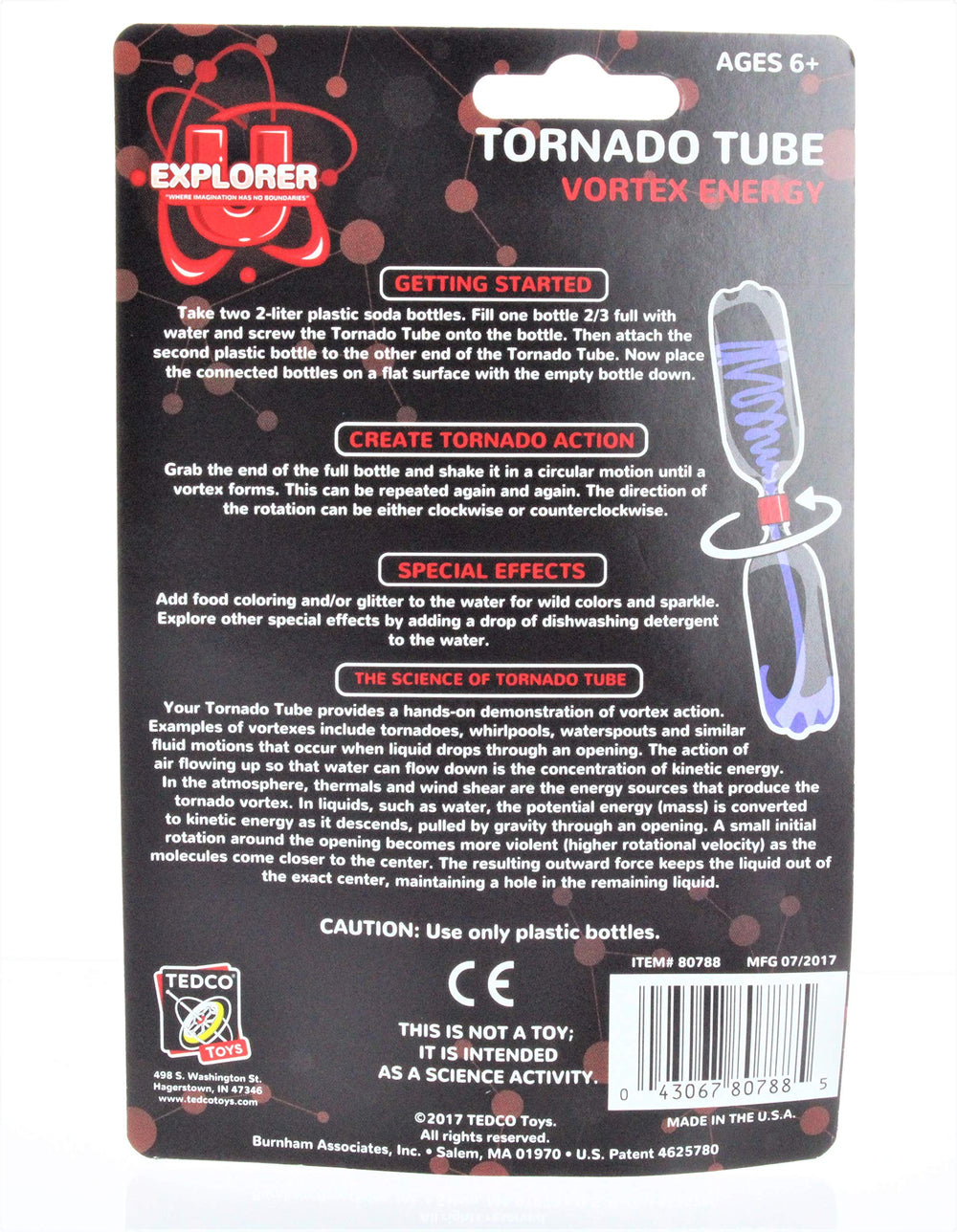 Tornado Tube - Assorted Colors | Vortex Demonstration for Science Clas ...