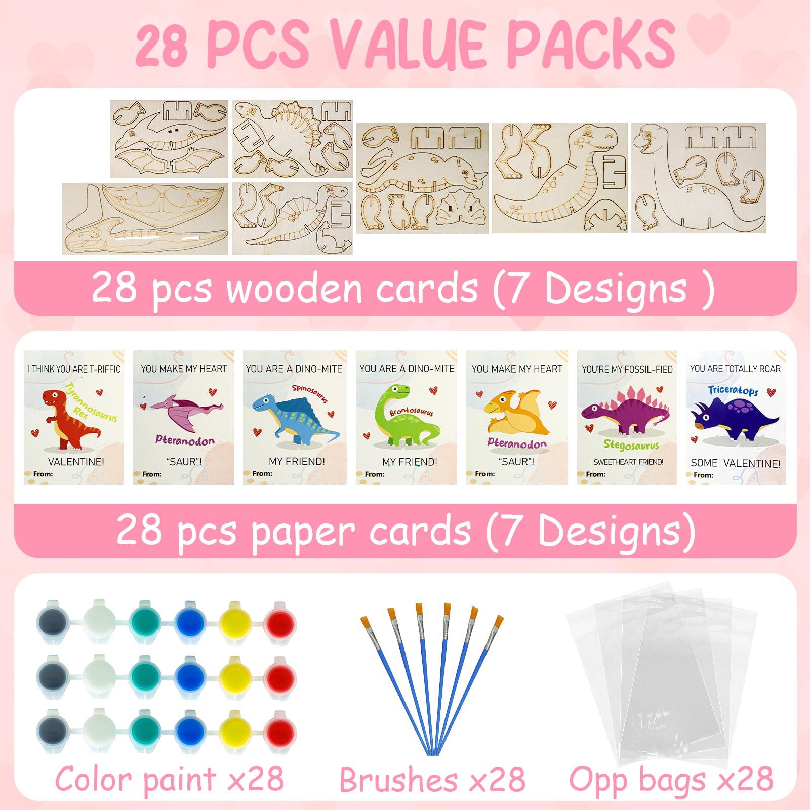 TORONTOKYO dino mini paint palette for vibrant, mess-minimized coloring