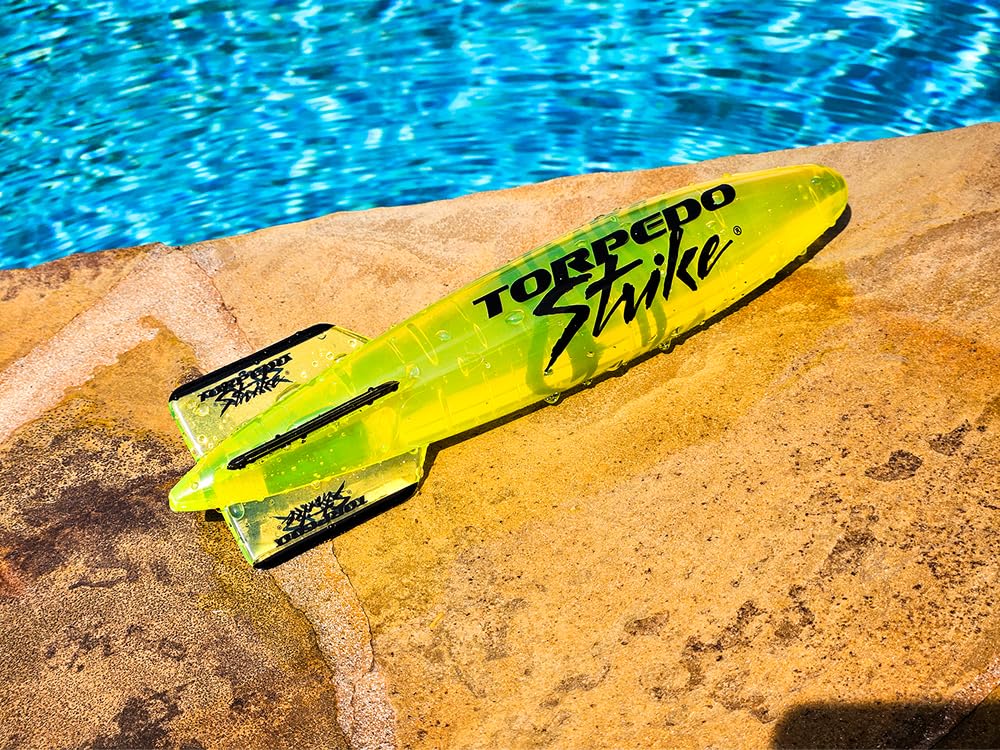 Torpedo Strike DartFin yellow pro-size design mirrors an underwater football.