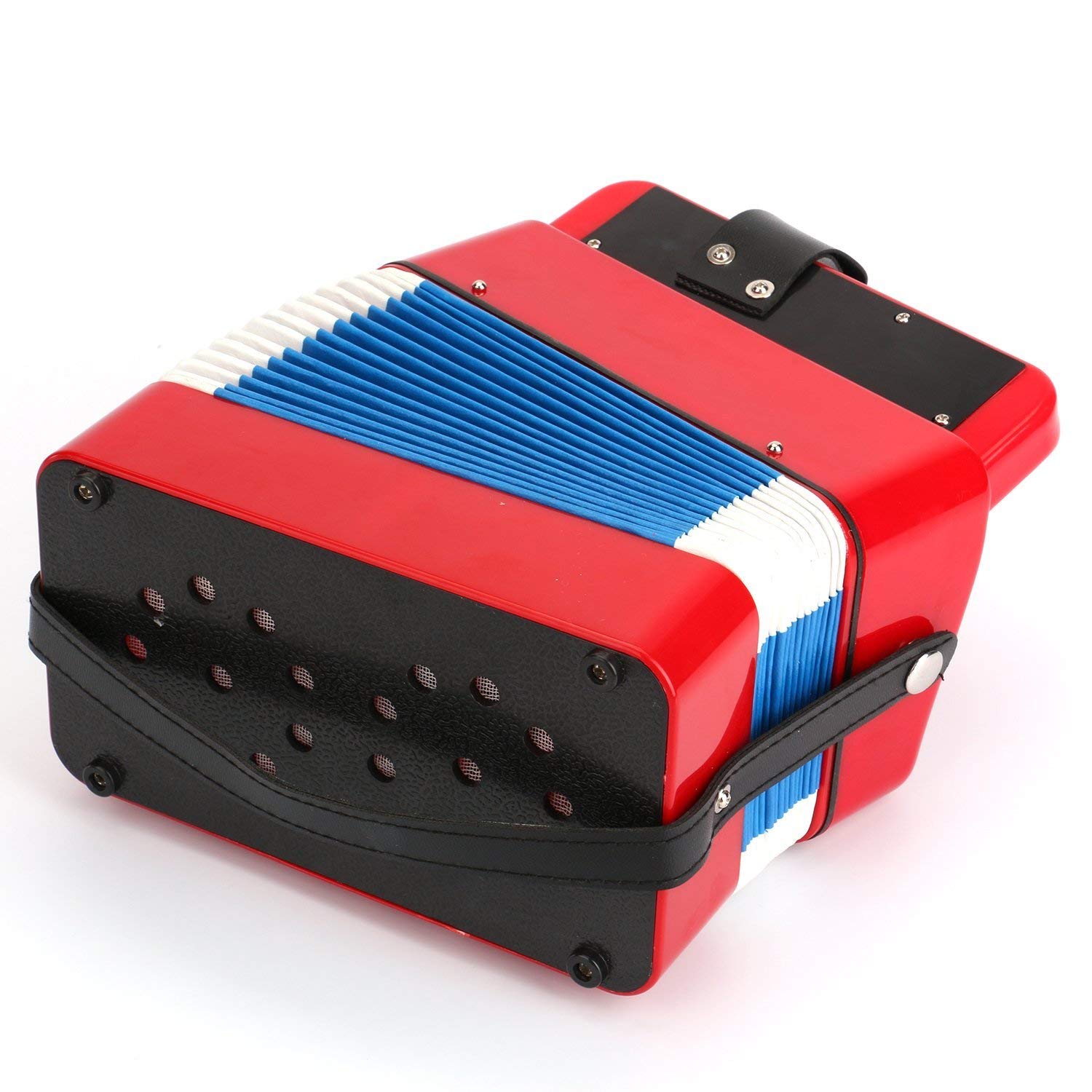 Tosnail small accordion portable size makes practice easy anywhere.