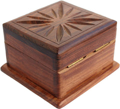 TOSQP27 secret box puzzle close up reveals the mysterious opening mechanism.