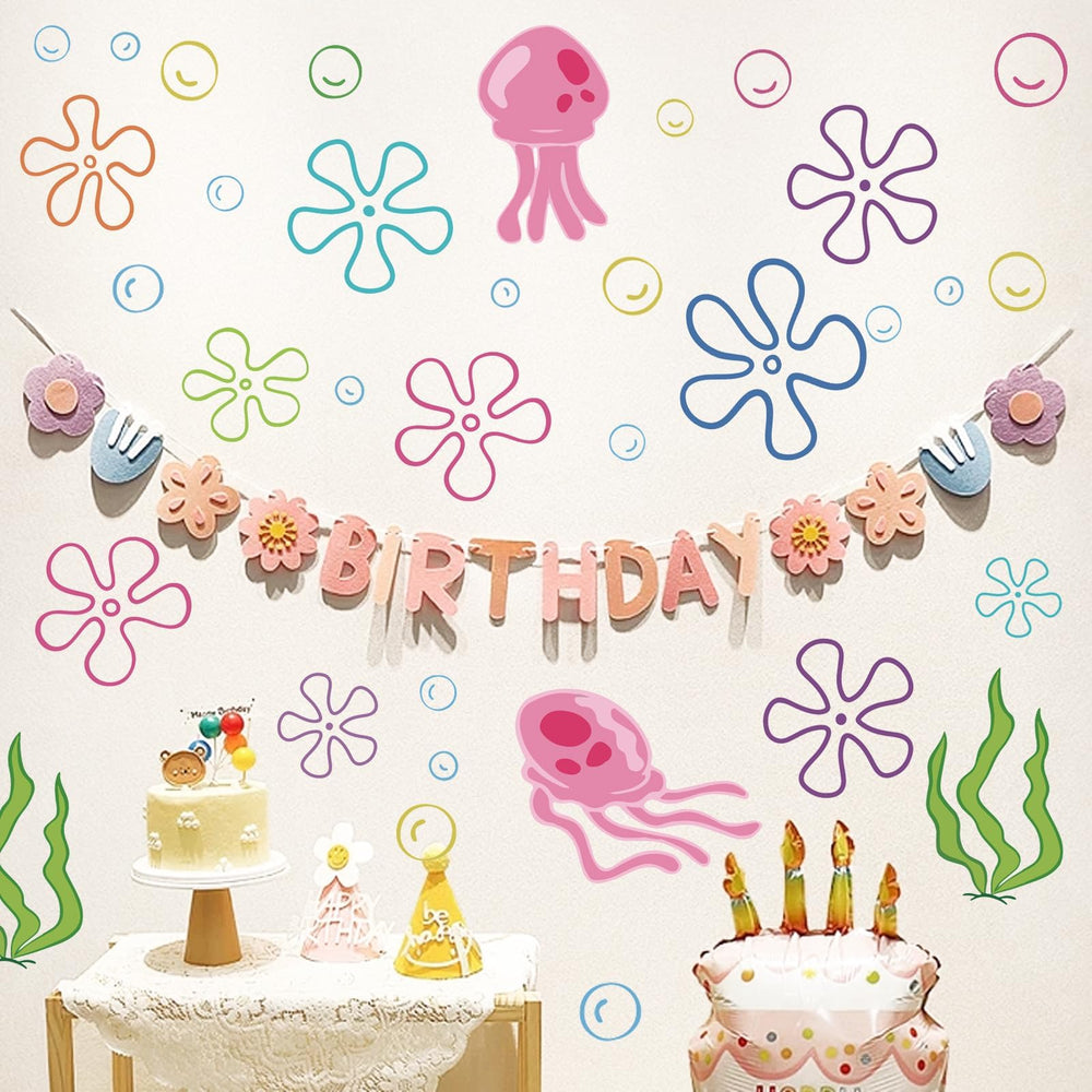 Tostmrks bubble decals add playful ocean accents to windows and mirrors