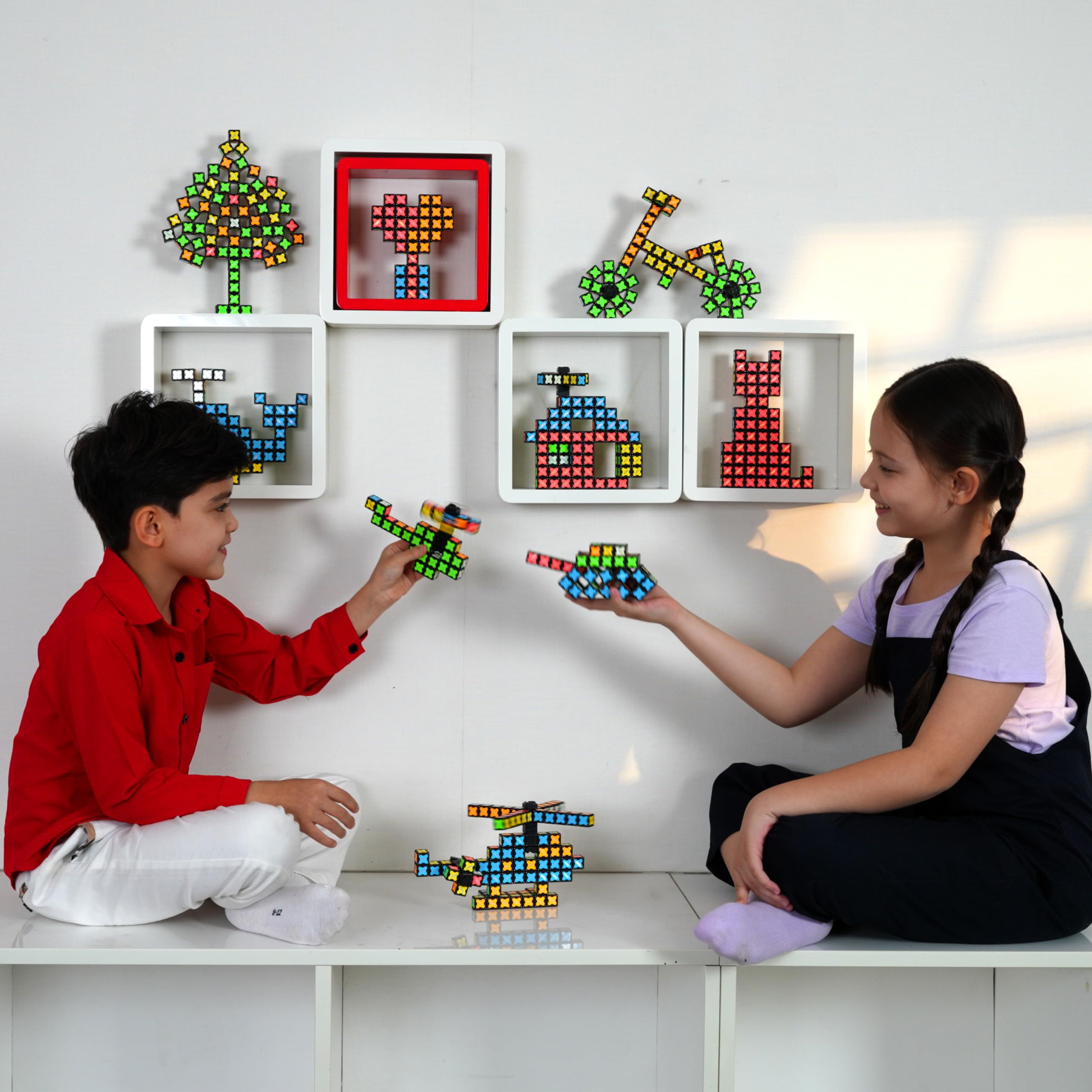 TOSY Magnet Cube 2x2 infinity‑cube transformation shows calming, tactile play