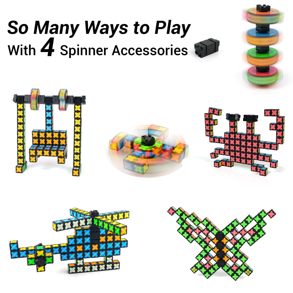 TOSY Magnet Cube 4x4 supports 2D and 3D puzzle play