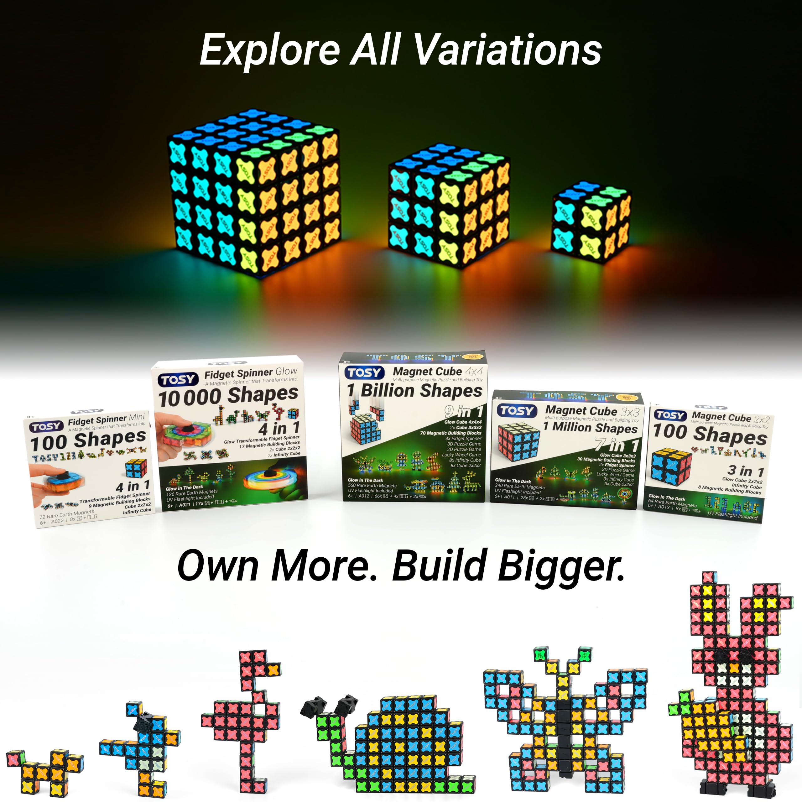 TOSY Magnet Cube 4x4 family-friendly STEM toy for curious minds