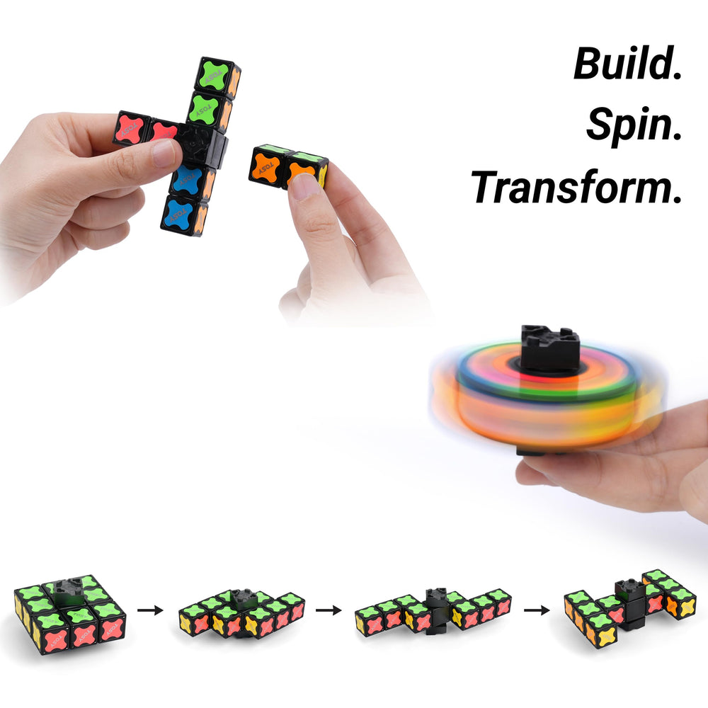 TOSY spinner with stainless steel bearing delivers smooth, long spins