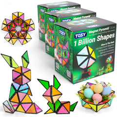 TOSY Magnet Pyramid Glow cube glows in the dark for immersive play