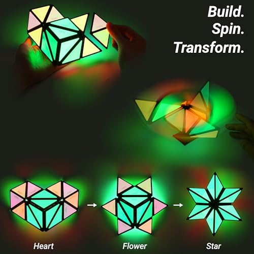 TOSY Magnet Pyramid Glow flowers arrangement encourages mindful, hands-on learning.