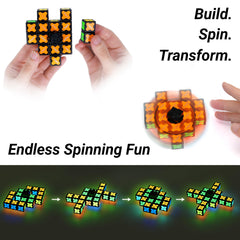 TOSY Glow blocks enable visible shape building and exploration.