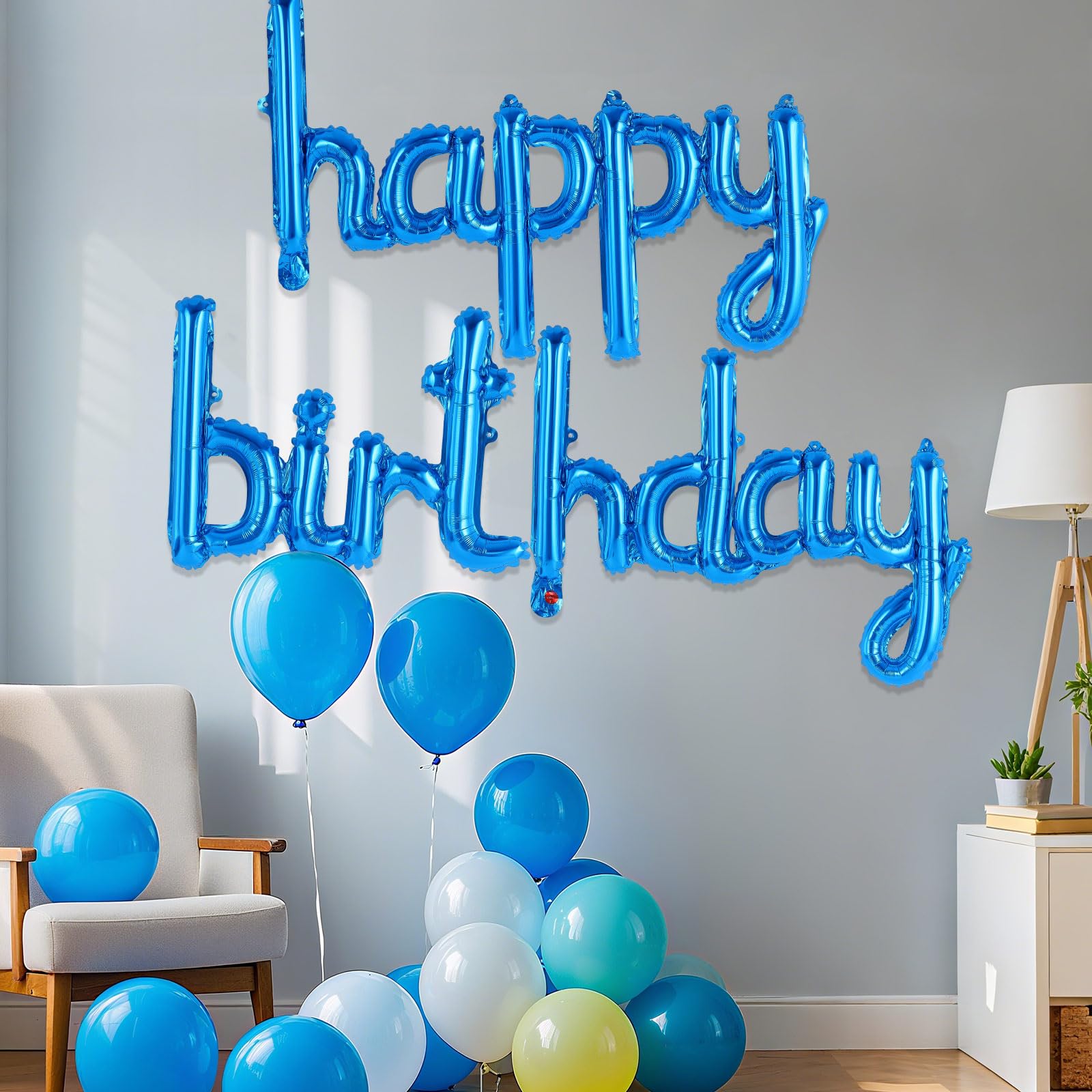 TOTAFAM blue decor background adds festive styling to home parties