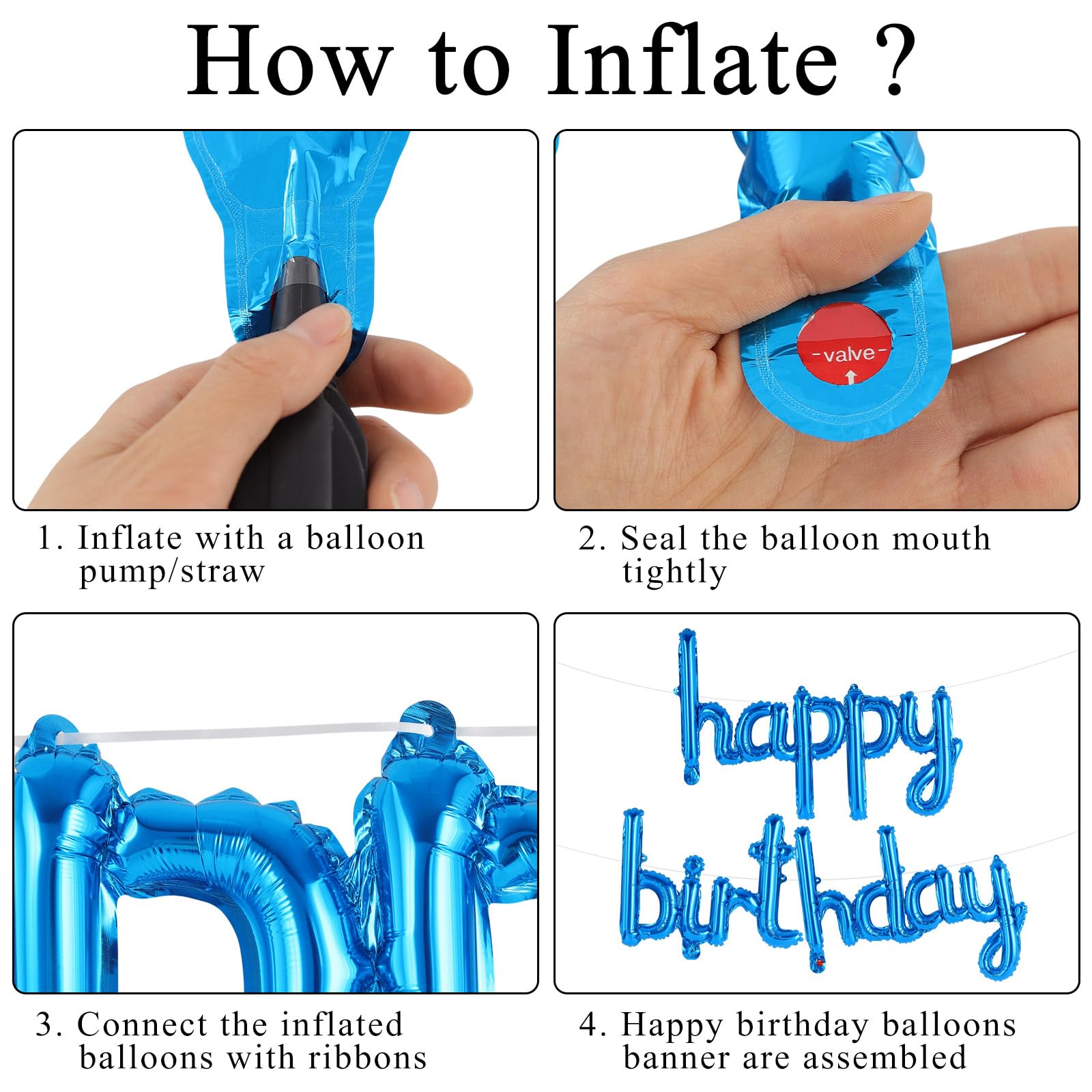 TOTAFAM shiny foil balloons brighten walls, windows, and arches with glow