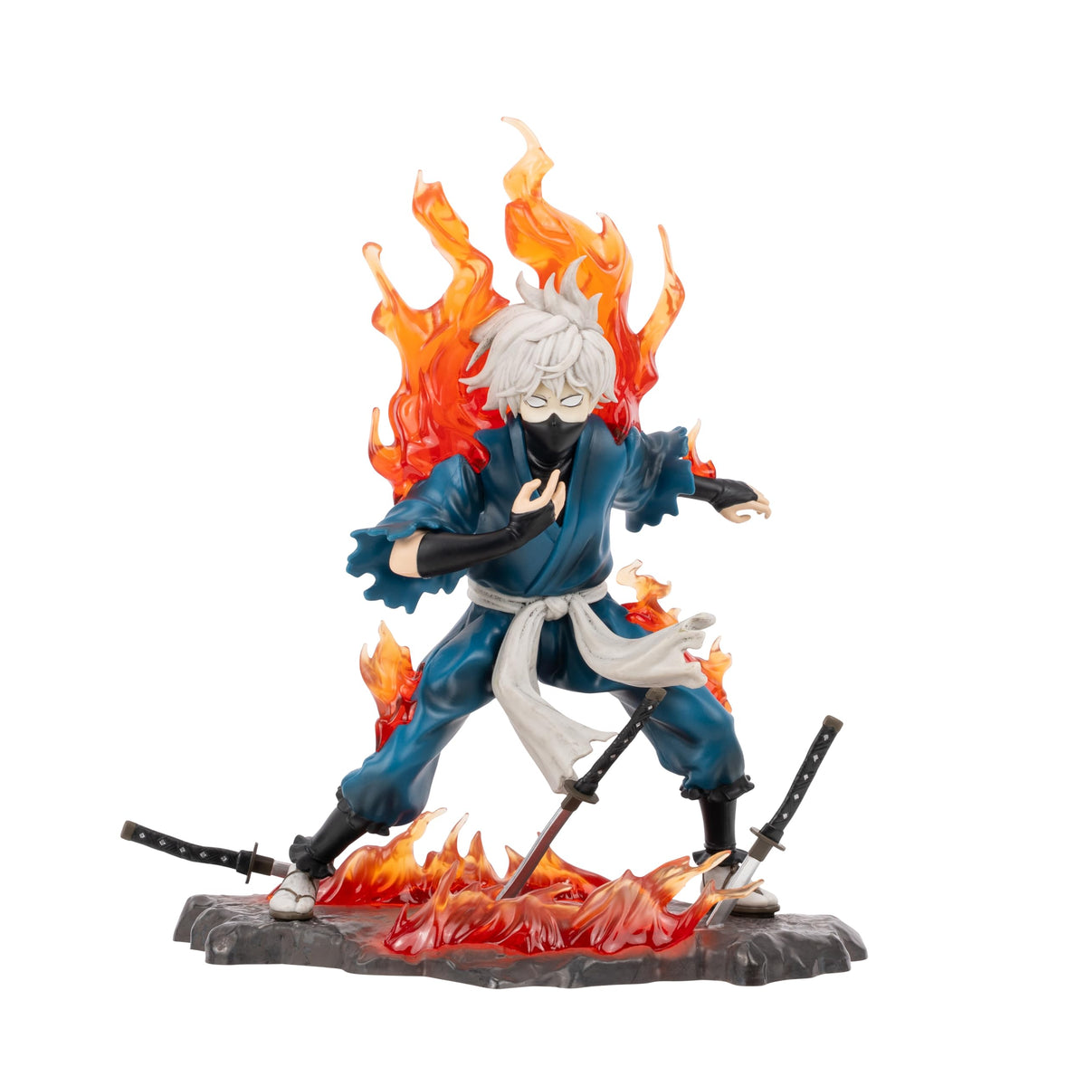 Total Anime Gabimaru 9-inch statue, front view for shelf display and fan collection.