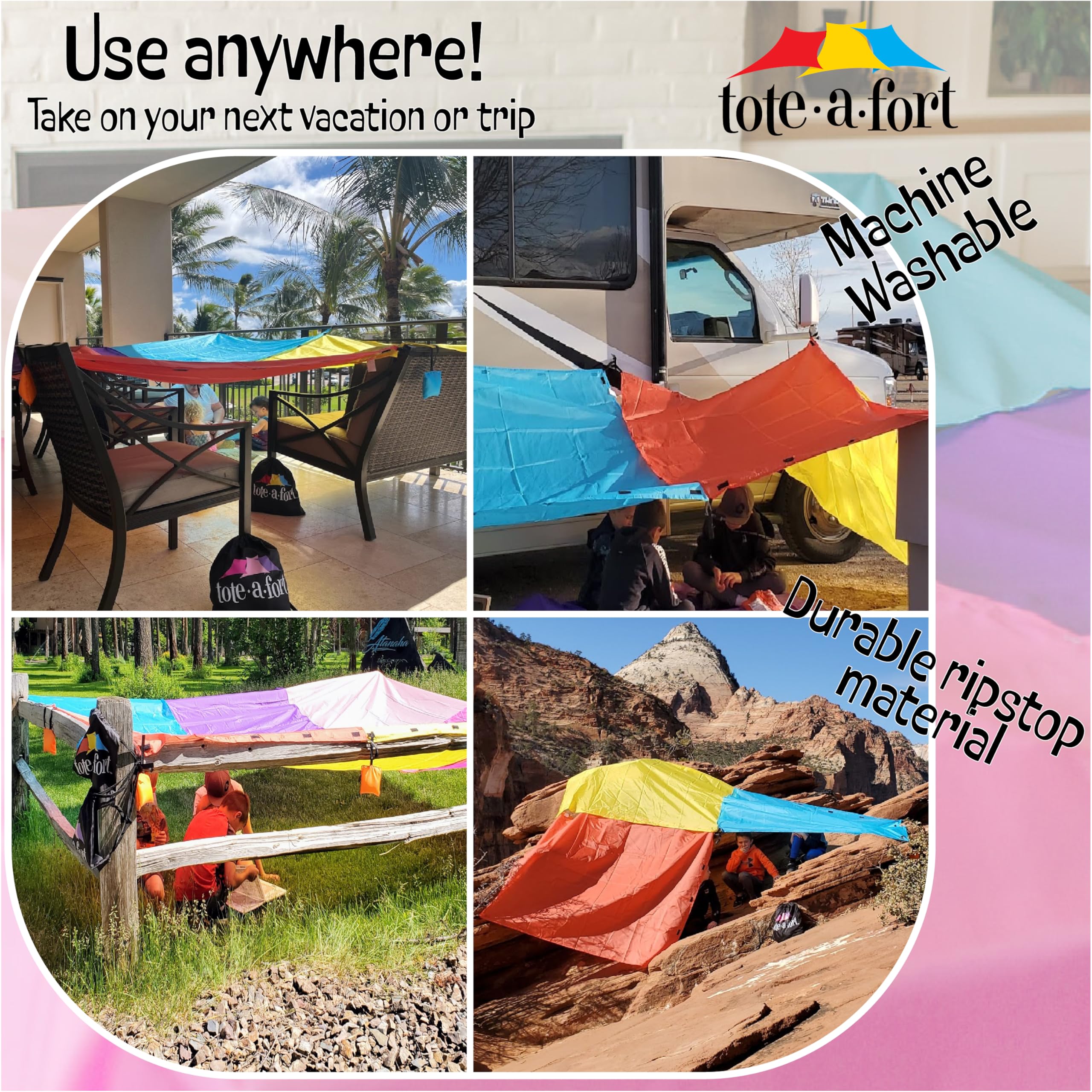 TOTEAFORT princess fort kit ideal for indoor and outdoor adventures.
